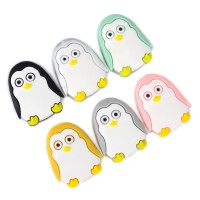 Silicone Animal Beads in Mini Penguin Shape