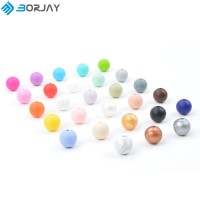 Silicone Round Teething Beads in 12mm