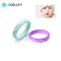 wholesale food grade chewable and durable multicolor silicone bracelet