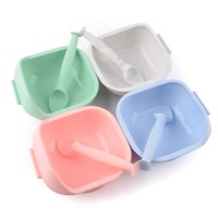 BPA Free Food Grade Tableware Silicone Non-slip Baby Feeding Bowl for baby