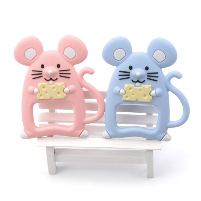 2020 New Silicone Mouse Teether for Baby Teething